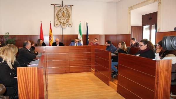 Pleno sobre los presupuestos en Ayuntamiento de La Palma. Pleno sobre los presupuestos en Ayuntamiento de La Palma.