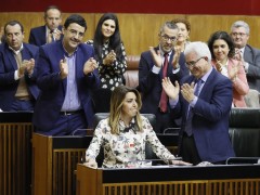 Susana Díaz en el parlamento andaluz