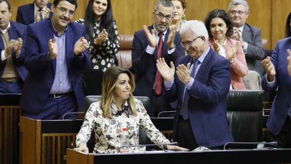 Susana Díaz en el parlamento andaluz Susana Díaz en el parlamento andaluz