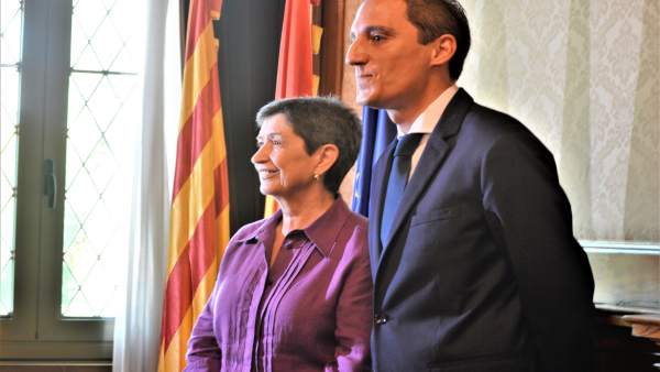 Teresa Cunillera y José Crespín (subdelegado en Lleida) (Archivo) Teresa Cunillera y José Crespín (subdelegado en Lleida) (Archivo)