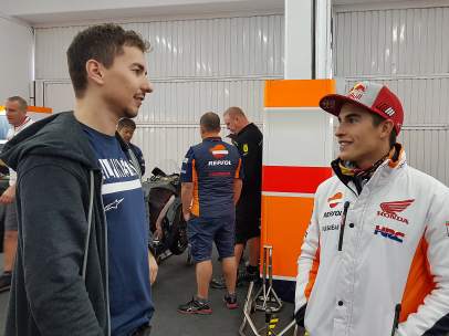 Jorge Lorenzo y Marc Márquez