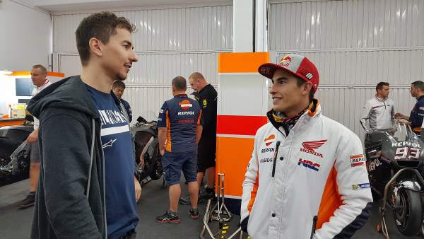 Jorge Lorenzo y Marc Márquez Jorge Lorenzo y Marc Márquez