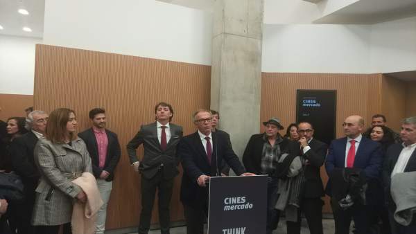 Soria.- El Ministro de Cultura inaugurando los cines Soria.- El Ministro de Cultura inaugurando los cines