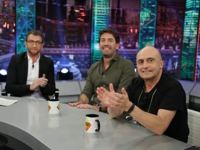 Antonio Garrido y Pepe Viyuela, en 'El hormiguero'.