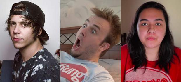 ElRubius, M3RKMUS1C y Elle Mills