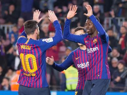 Messi y Dembélé