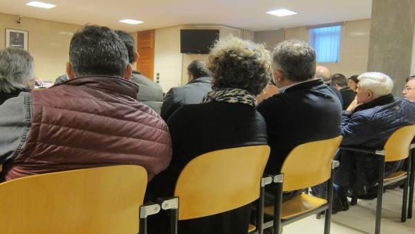 Juicio de la 'Trucarro' con Nené Barral a la derecha Juicio de la 'Trucarro' con Nené Barral a la derecha