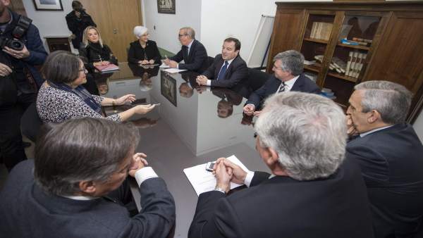 La fiscal jefe María José Segarra, este viernes en Huelva La fiscal jefe María José Segarra, este viernes en Huelva