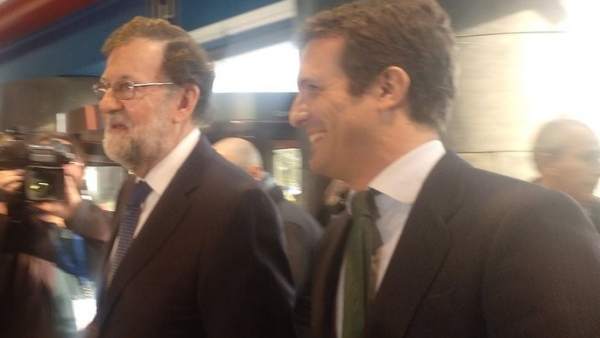 Rajoy y Casado Rajoy y Casado