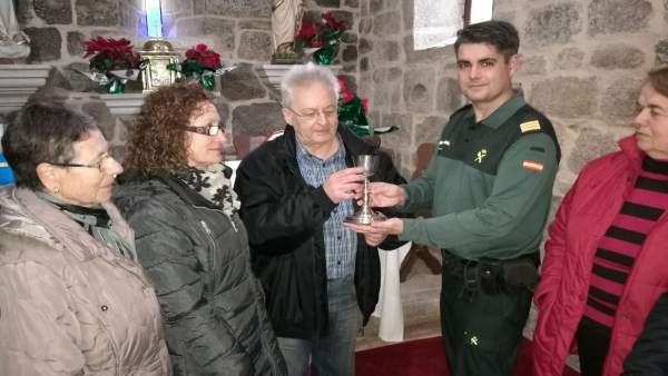 Entrega del cáliz este viernes en Tui. Entrega del cáliz este viernes en Tui.