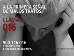 Violencia de género, teléfono 016