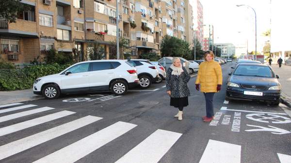 Calle Urquiza con nuevo pavimento Calle Urquiza con nuevo pavimento