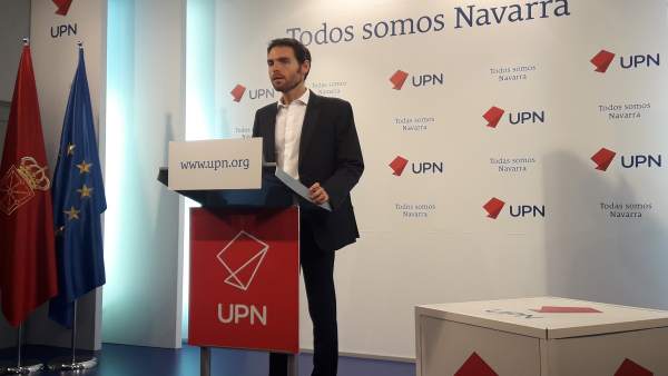 El parlamentario de UPN, Sergio Sayas. El parlamentario de UPN, Sergio Sayas.