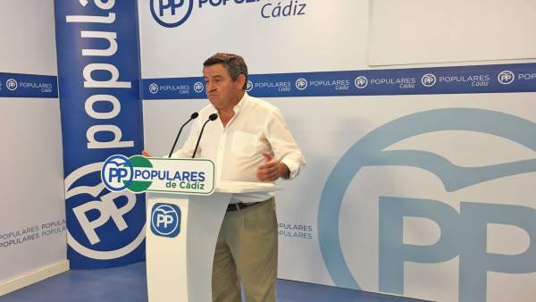 El portavoz del PP en la Diputación de Cádiz, José Loaiza El portavoz del PP en la Diputación de Cádiz, José Loaiza