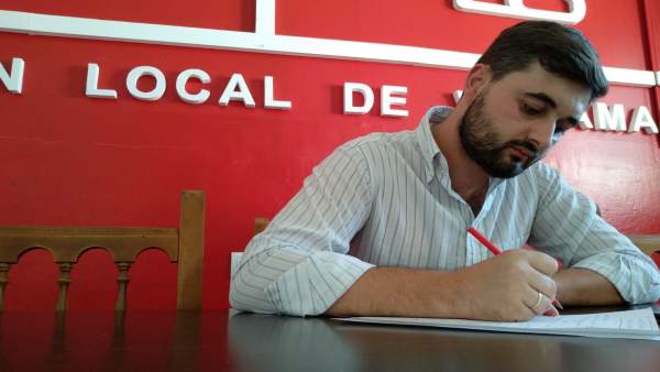 El portavoz del PSOE en el Ayuntamiento de Villamartín, Diego López El portavoz del PSOE en el Ayuntamiento de Villamartín, Diego López