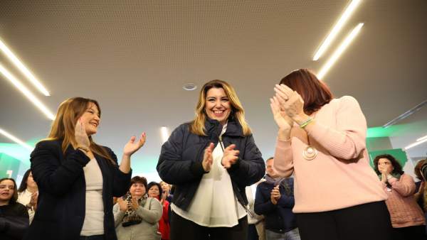 La secretaria general del PSOE-A interviene en un encuentro con mujeres La secretaria general del PSOE-A interviene en un encuentro con mujeres