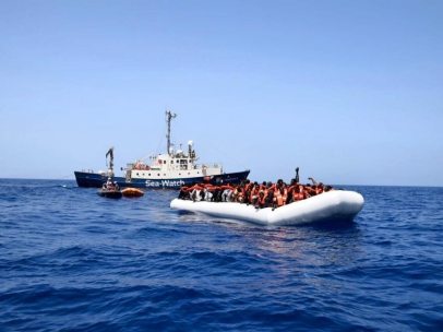 Rescate de inmigrantes