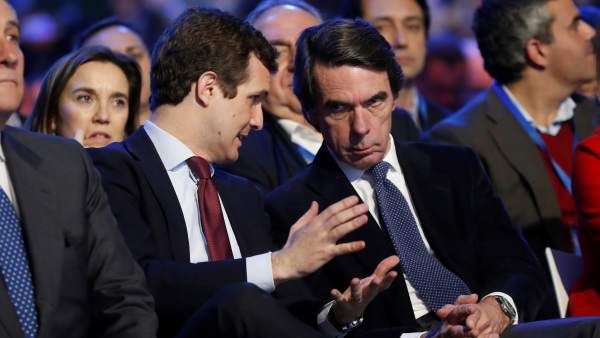 Pablo Casado y José María Aznar Pablo Casado y José María Aznar