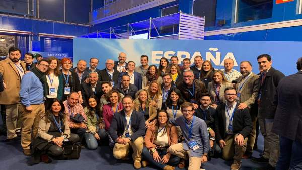 El PP de Jaén en la convención nacional El PP de Jaén en la convención nacional