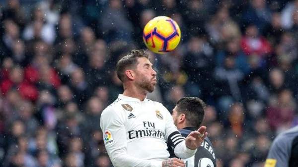 Sergio Ramos, durante el encuentro de LaLiga entre Real Madrid y Sevilla. Sergio Ramos, durante el encuentro de LaLiga entre Real Madrid y Sevilla.