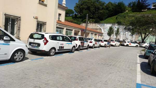 Huelga de taxis en Cantabria Huelga de taxis en Cantabria