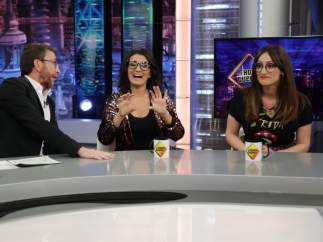 Silvia Abril y Ana Morgade, en 'El hormiguero'.