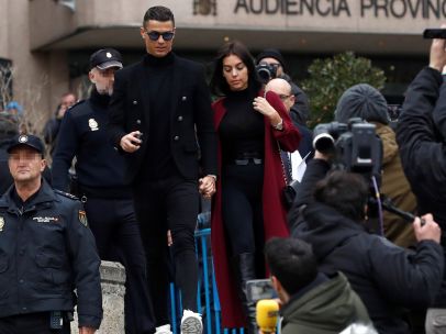 Cristiano sale de la Audiencia