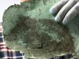 Máscara precolombina de un galeón español