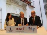 MARTIN ROJO ALCALDE CON santiago vallejo movelia acuerdo fitur