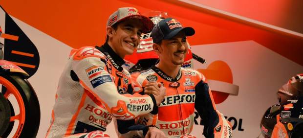 Marc Márquez y Jorge Lorenzo, nuevos compañeros en el equipo Repsol Honda