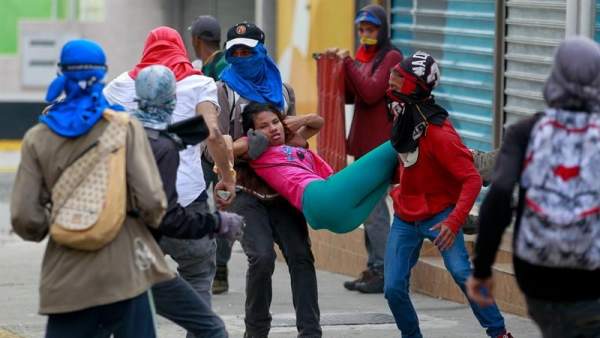 Protesta contra Maduro