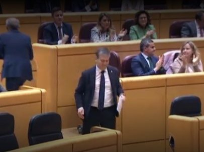 Ignacio Cosidó toma la palabra en el Senado