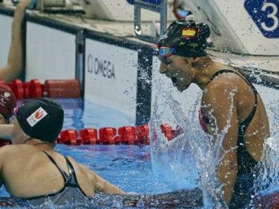 La nadadora paralímpica Michelle Alonso