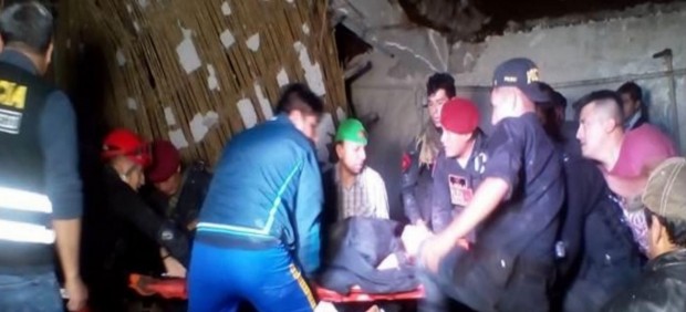 Rescate de los atrapados