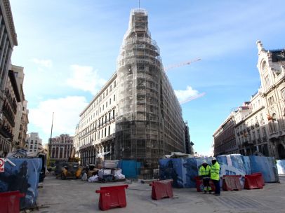 Obras en el complejo Canalejas