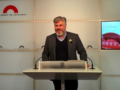 El portavoz de JxCat, Albert Batet.