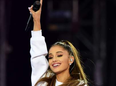 Ariana Grande durante el concierto 'One Love Manchester'