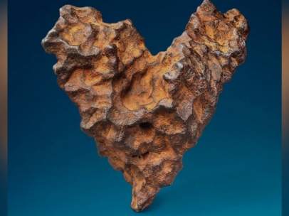 Meteorito con forma de corazón