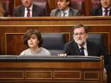 Rajoy y Santamaría