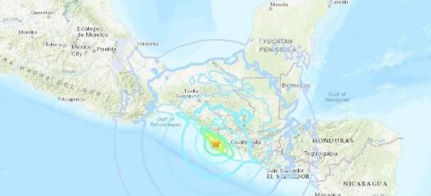 Terremoto registrado en México