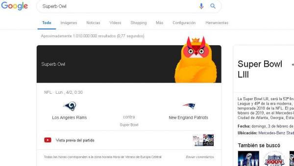 'Superb Owl' 'Superb Owl'