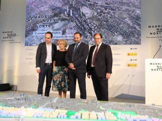 Carmena y el ministro Ábalos, en la presentación del proyecto Madrid Nuevo Norte.