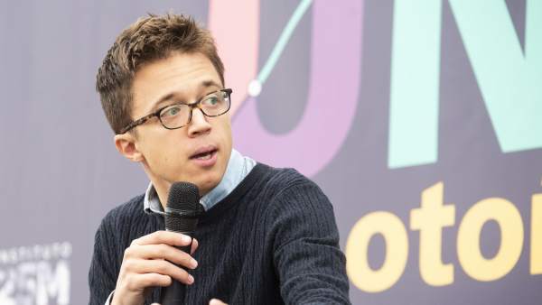 Íñigo Errejón, en la Universidad de otoño de Podemos. Íñigo Errejón, en la Universidad de otoño de Podemos.