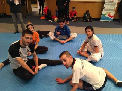 El equipo español de taekwondo paralímpico