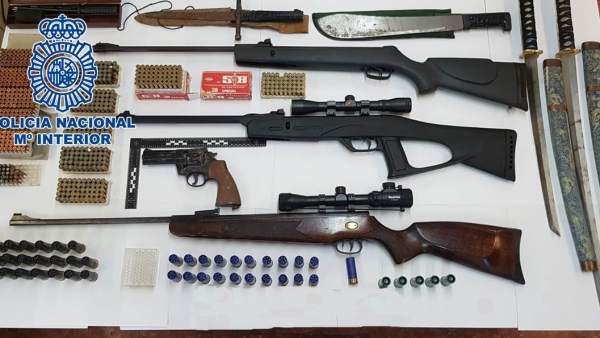 Armas incautadas