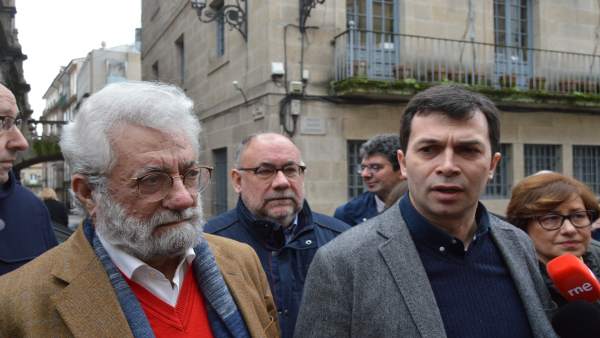 Bieito Ledo y Gonzalo Caballero en Ourense Bieito Ledo y Gonzalo Caballero en Ourense