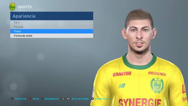 Emiliano Sala en el PES 2019 Emiliano Sala en el PES 2019