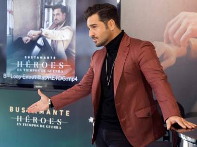 David Bustamante presenta su nuevo disco 'Héroes en tiempos de guerra'.