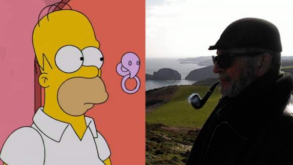 Homer Simpson y Carlos Ysbert. Homer Simpson y Carlos Ysbert.