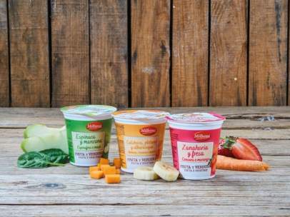 Los primeros yogures con verduras del mercado